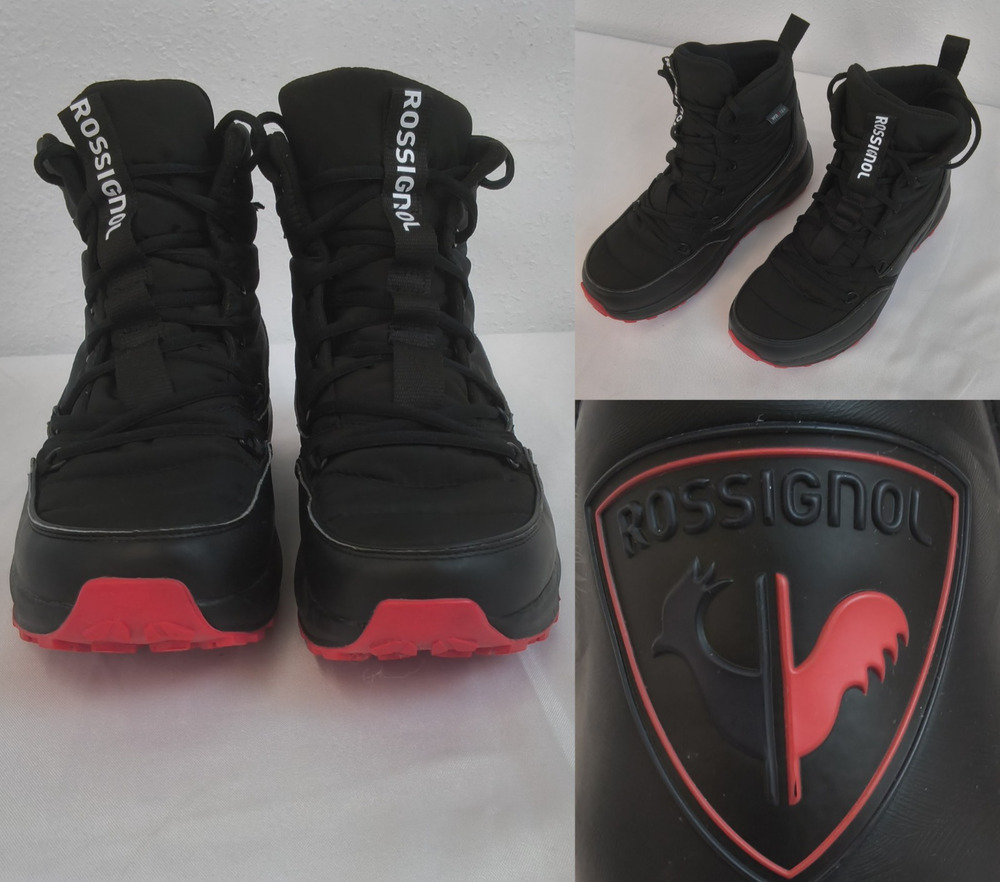Rossignol Podium Snow Boots Men's 10 Black Insulated Ski Winter #W5189